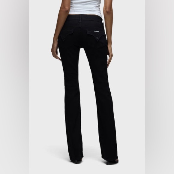 Hudson Jeans Black Beth Mid-Rise Baby Bootcut Petite Jean - Picture 2 of 6
